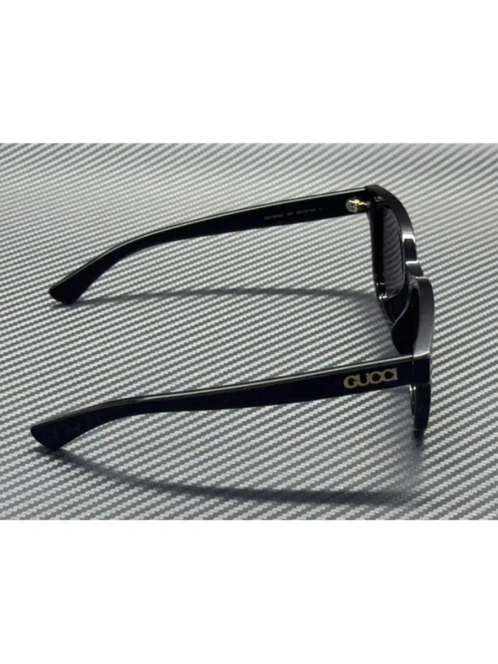 New Gucci Men Black Sunglasses 55-19-145